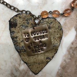 Vintage metal necklace